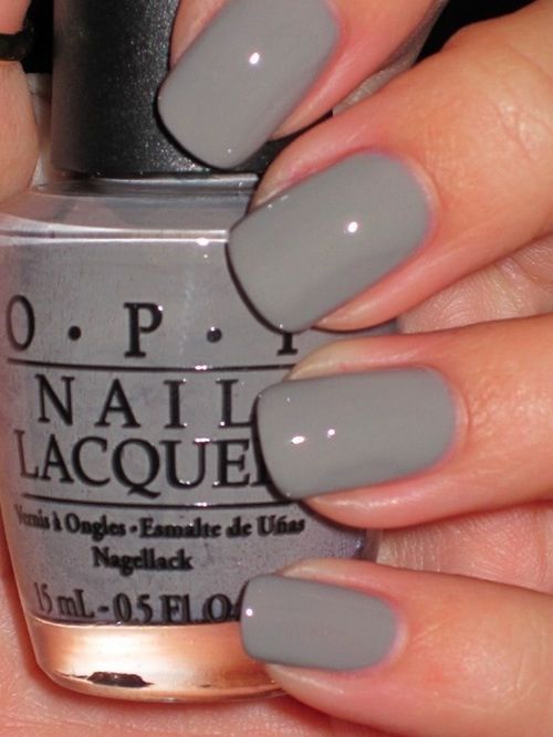 Classic | Gray Is The Best Color For Any Manicure  OPIs French Quarter For Your Thoughts