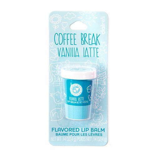 Coffee Break Vanilla Latte Flavored Lip Balm | Claires