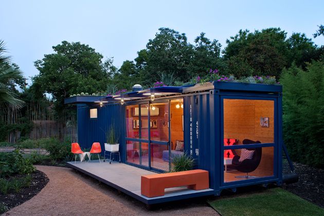 container guest house pre fab tiny house concept shipping container ... -   Shipping Container House Ideas