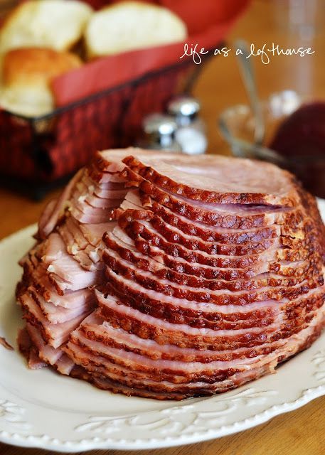 Crock Pot Maple Brown Sugar Ham, Hard to believe something so easy can be so delicious! |Recipe by Life in the Lofthouse