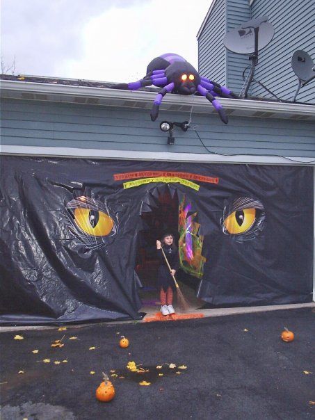 Decorate Your Garage For Halloween:  Garage Door Blog