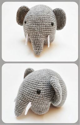 diy elephant pattern, crochet – amigurumies