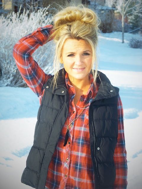 Flannel and puffy vests… Ready for winter!!