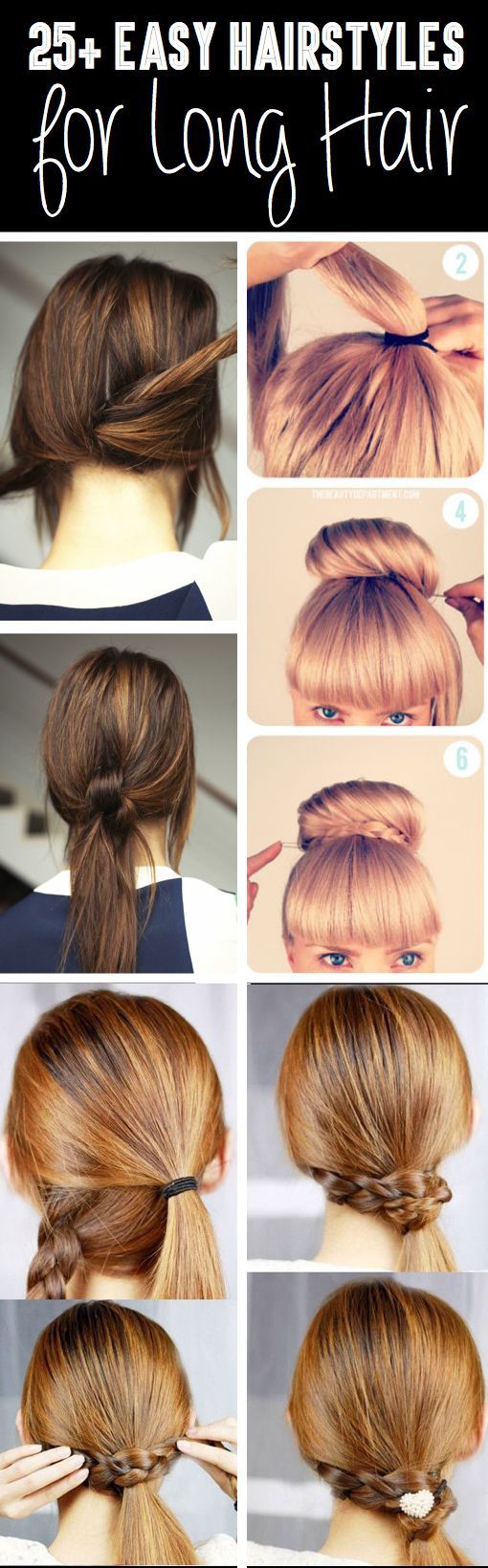 From Classy to Cute: 25+ Easy Hairstyles for Long HairFor when my hair grows back out:)