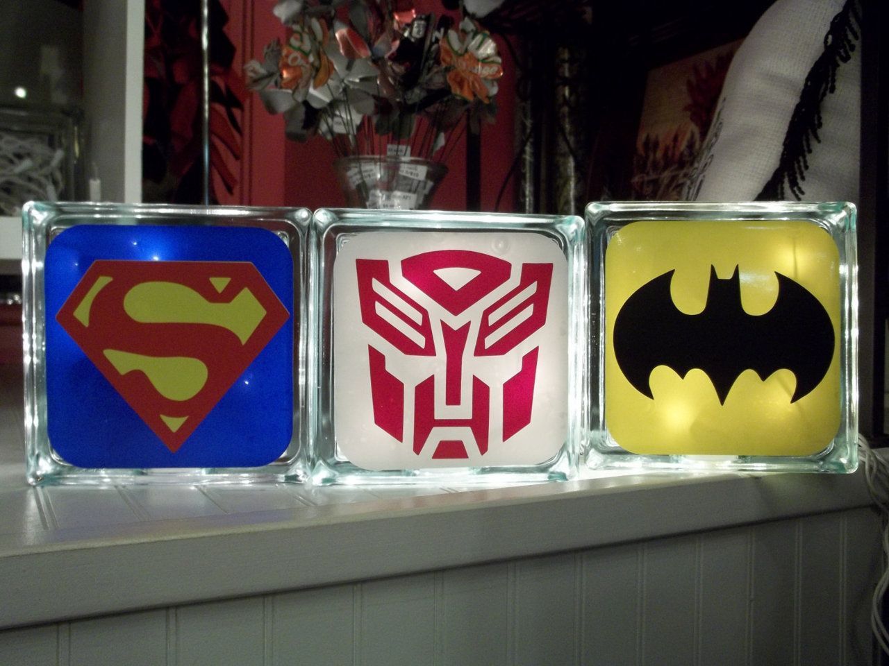 Glass Blocks. @ CelliBaker- I though this could be a pretty cool nightlight for the kiddos.