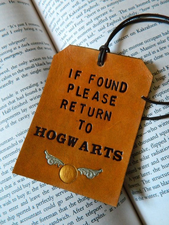 Harry Potter Luggage Tag | Community Post: The 30 Most Perfect Gifts For Your Biggest Harry Potter Friends This Holiday Season