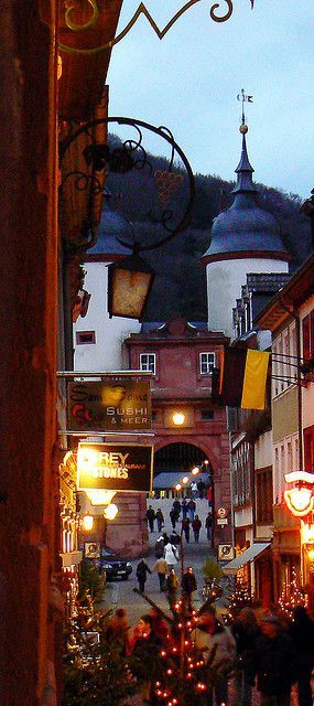 Heidelberg, Germany!  Ive always thought Germany for Christmas would bring amazing experiences into our lives. Yep – thats a add