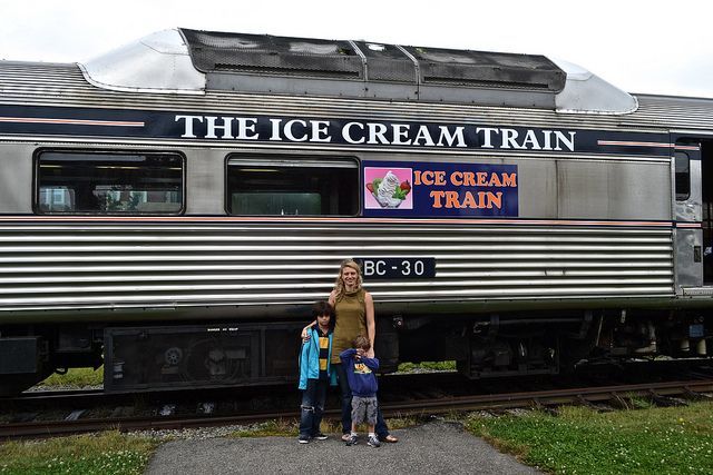Hop on the ice cream train tour! – Newport, RI  Trains + Ice Cream = Best day ever!      #VisitRhodeIsland