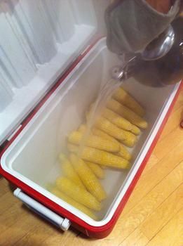 How to Cook Corn on the Cob In a Cooler  (Awesome idea!!!  Since I am sure there will be lots of family reunions, and get