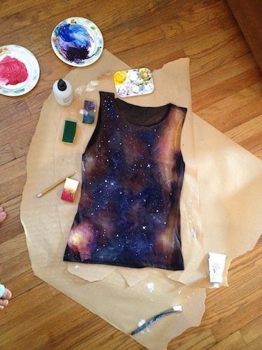 How to make your own galaxy shirt (or leggings, or dress…)