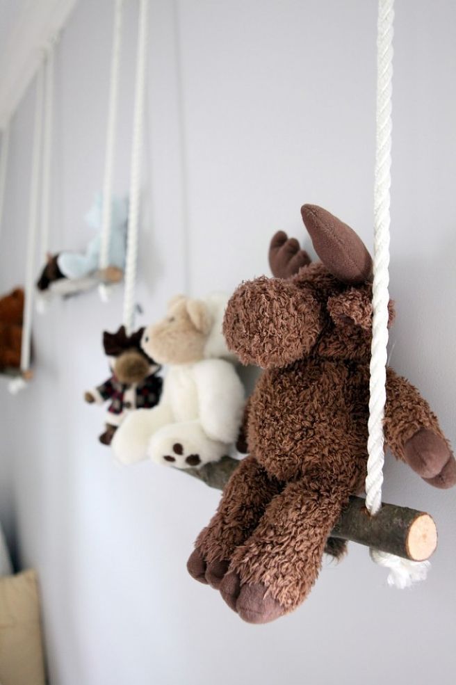 I love outdoor projects, so these branch swings were a perfect fit for my little one s woodland themed nursery.