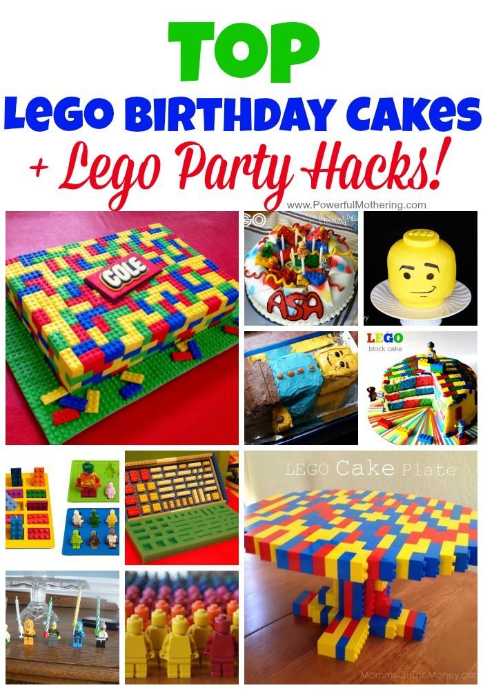 I love this collection of do-able lego birthday cakes. Each has a how to and can easily be made. Besides lego birthday cakes I