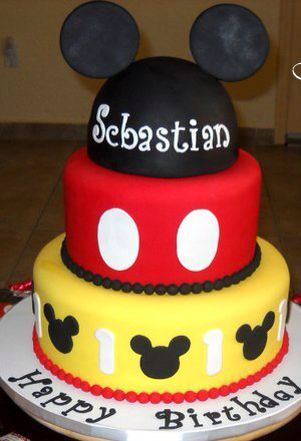 Image detail for -Close-up of Mickey Mouse Cake