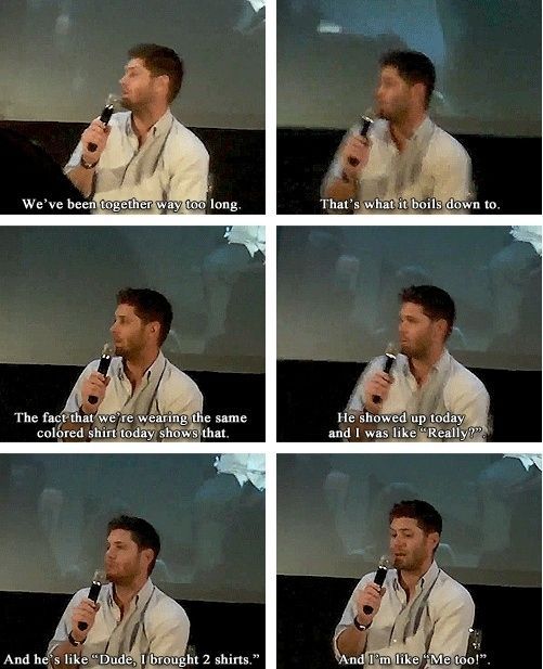 Jensen Ackles And Jared Padaleckis Epic Bromance – BuzzFeed Mobile this made me smile so much