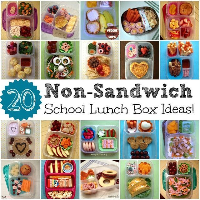 Keeley McGuire: Lunch Made Easy: 20   Non-Sandwich School Lunch Ideas for Kids! I doubt some kids would half of those   items, but