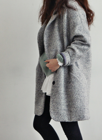 Love these oversized coats.