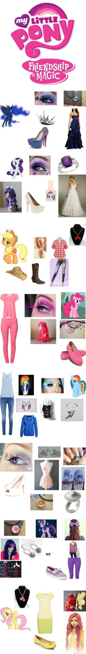 “my little pony friendship is magic” by clarestuber  liked on Polyvore