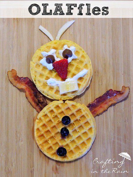 Olaffles!  Site has links to others with numerous Frozen-related crafts.  Some look easier than others.