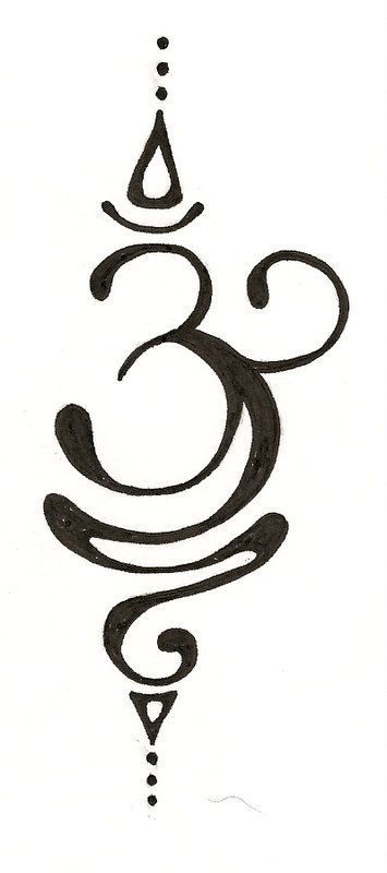 OM Original Tattoo Design by silverwingstattoos on Etsy; I want to do this on a t-shirt.