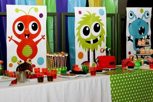 Photo 10 of 33: Little Monster Bash / Birthday “Lucass 1st Birthday Party” | Catch My Party