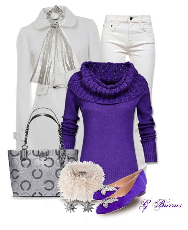 Purple sweater….lovin it!