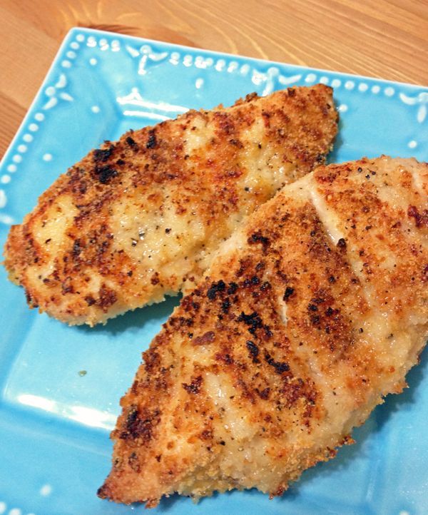 Quick & Easy Crunchy Parmesan Garlic Chicken – Hesitantly Healthy (I usually have all the ingredients)