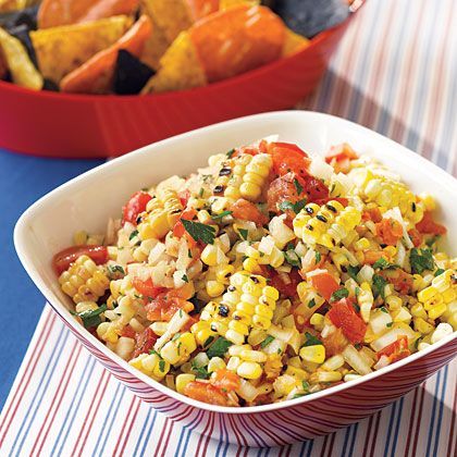 Roasted Corn Salsa Recipe-from a weight watchers recipe web site-healthy!