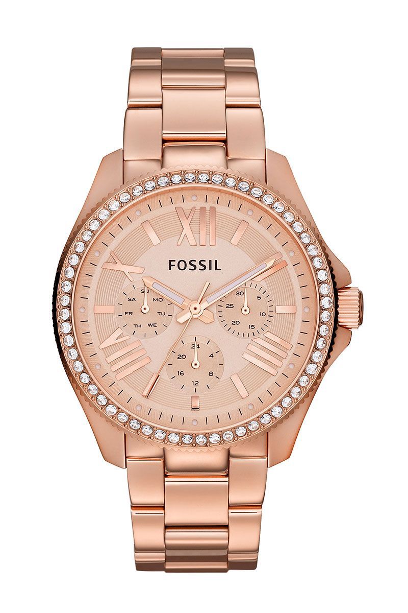 Rose Gold Fossil Watch
