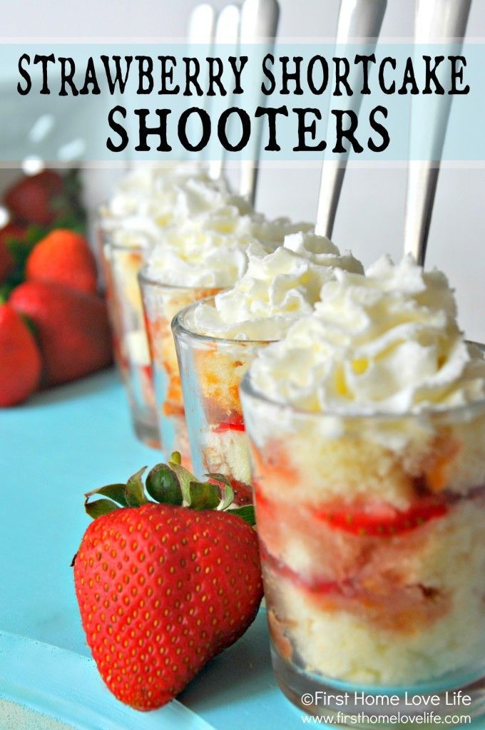 Strawberry Shortcake Shooters | First Home Love Life