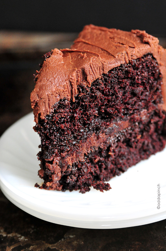 The Best Chocolate Cake Recipe {Ever}- I have been looking for the recipe with boiling water!! Found it!
