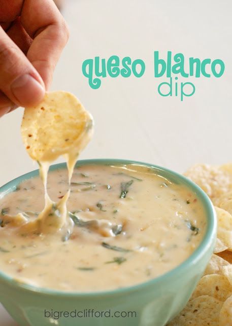 the best {spinach} queso blanco dip youve ever had. #appetizers | bigredclifford.com