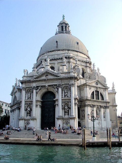The Church of Santa Maria della Salute in Venice, Italy