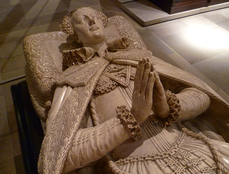 The Tomb Effigy of Mary, Queen of Scots, Westminster Abbey, London-Mistress of Scotland by law, of France by marriage, of England