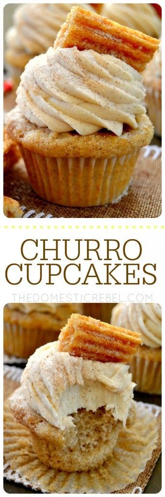 These Churro Cupcakes are bursting with cinnamon sugary goodness in every bite! Perfect for Cinco de Mayo or any occasion that