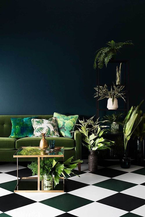 To create a botanical styled interior add a selection of different artificial plants. View our range