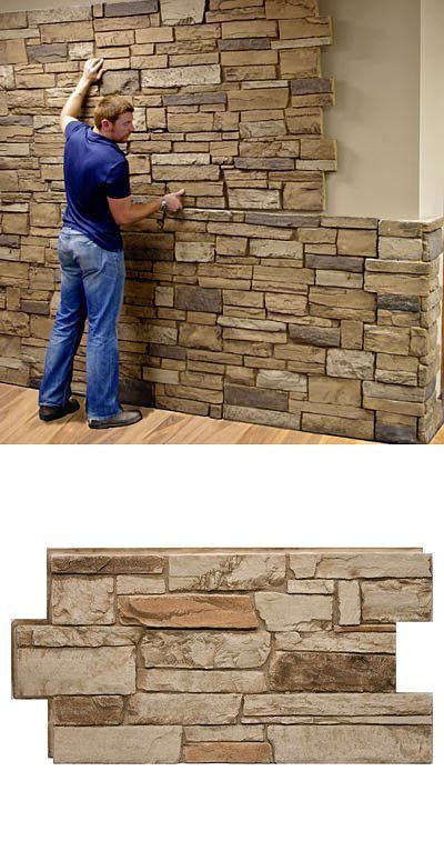 Fake Stone Wall Urestone Panels