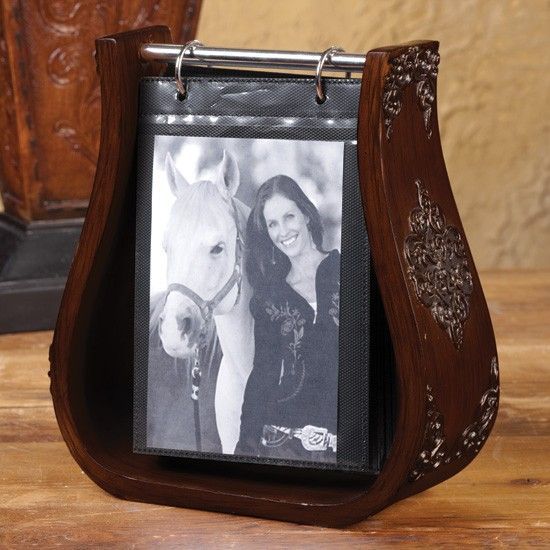 Western Stirrup Photo Album.  I bought one of these a couple of Christmases ago at Don Walkers Western.  It was perfect for my