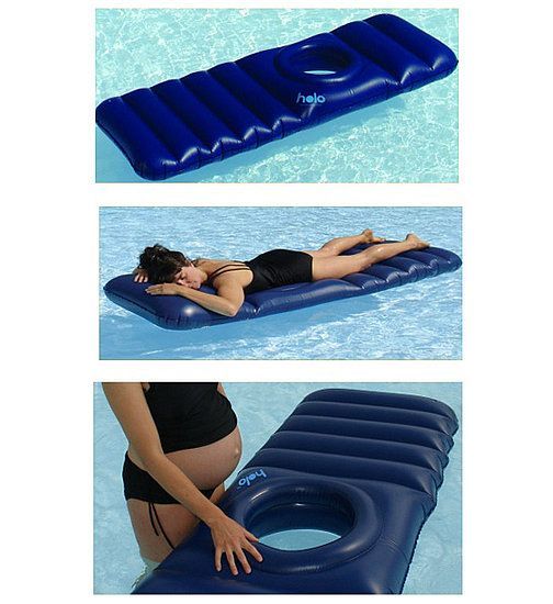 Why did I not have this float the summer I was pregnant with a pool in my back yard!?    Holo Maternity Raft ($52)  Expectant moms