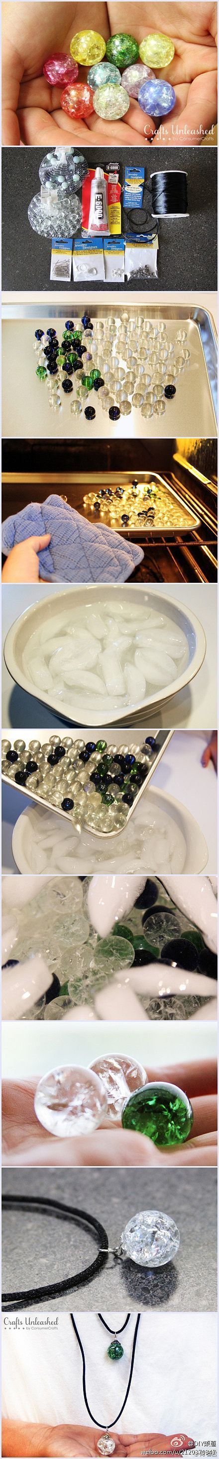 www.bkgjewelry.co… DIY Cracked Marble pendants