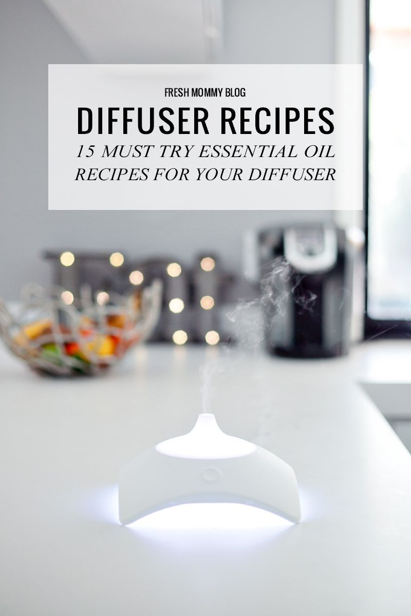 15 Must Try Essential Oil Recipes for Your Diffuser Essential! | Oils are a great way to help with stress, health, rest, wellness,