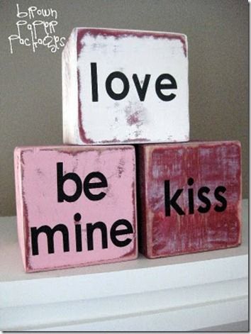 2×4 Valentine Conversation Blocks–would be cute to cut them heart-shaped