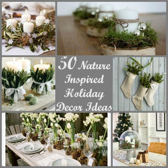 50 Nature Inspired Christmas Decor Ideas #holiday