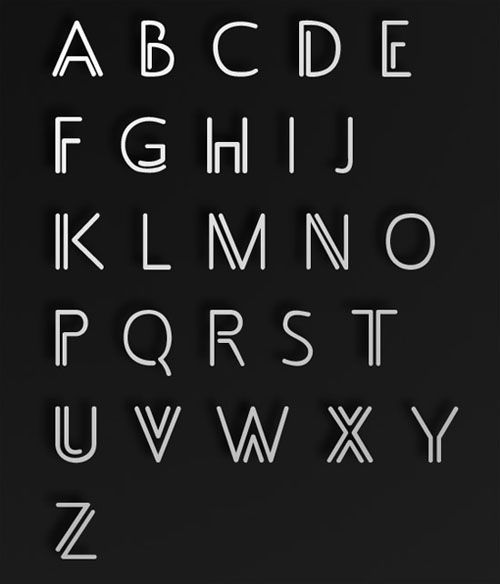 adec-02.jpg (500×584) art deco typography , typeface, lettering, 1920s, roaring twenties, jazz age