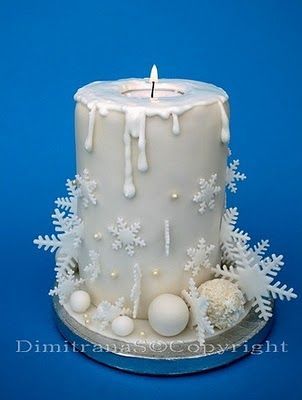 An awesome candle cake!!! What a cool idea!!! Bebe’!!!