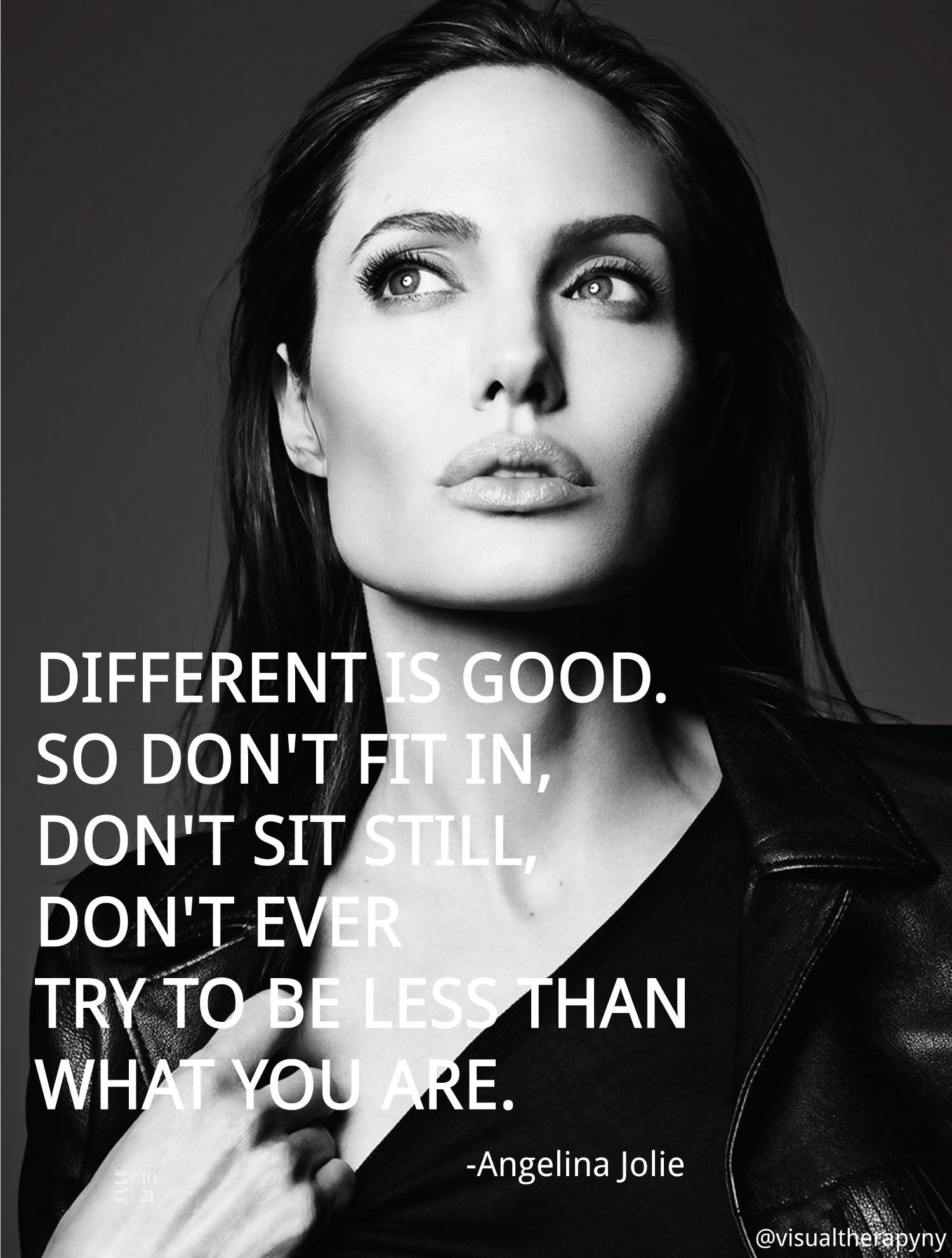 Angelina Jolie Quote | Visual Therapy