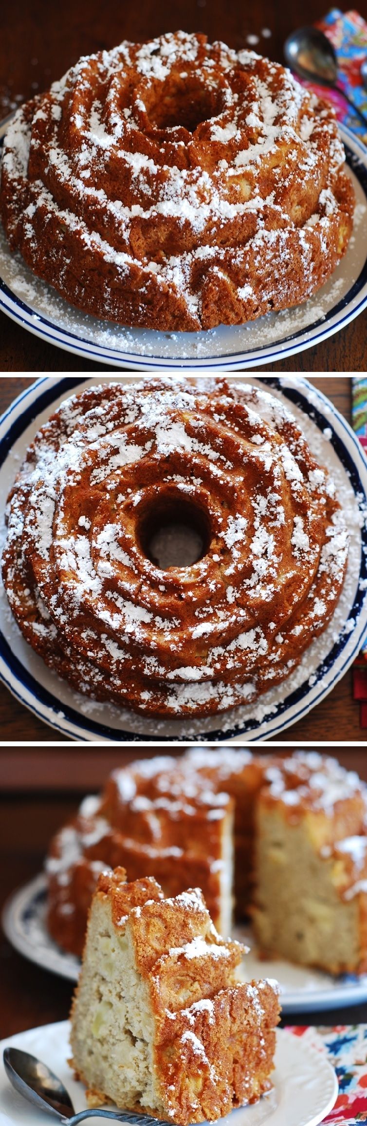 Apple cinnamon buttermilk cake. Perfect coffee cake to have in the morning with a cup of tea or coffee! #summer_recipes