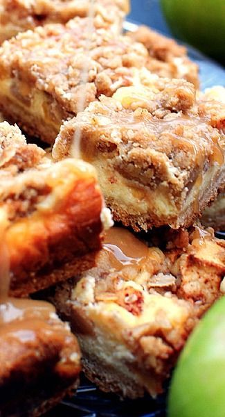 Apple Pie Cheesecake Bars Recipe | The Baked Been