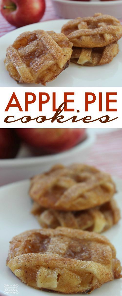 Apple Pie Cookies Homemade Recipe! Easy desserts and Pie Recipe for Thanksgiving ro Christmas!