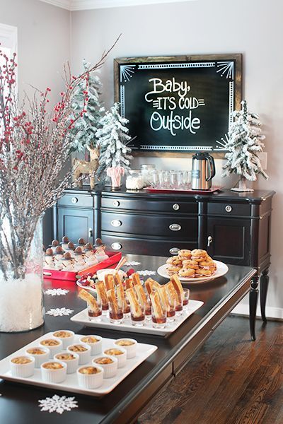 BABY ITS COLD OUTSIDE BRUNCH….breakfast casserole, cheese grits, blackberry Greek yogurt cups, sweet potato and ham biscuits,