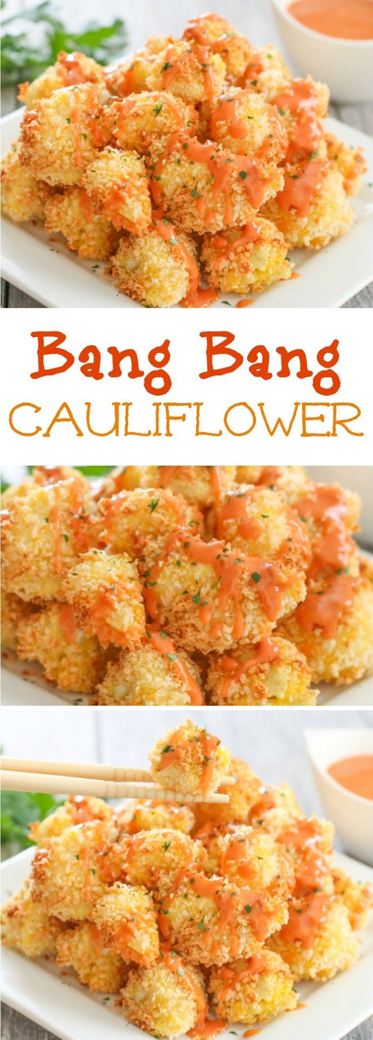 Bang Bang Cauliflower. This sauce is so addicting and easy! | Kirbie’s Cravings